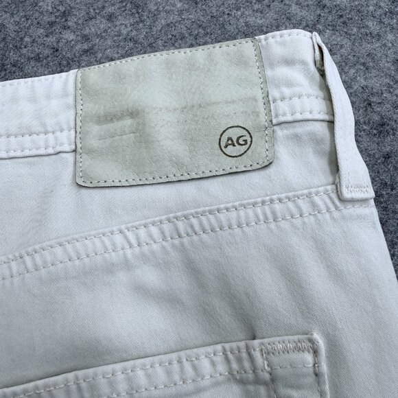 AG Adriano Goldschmied Jeans The Graduate Men's 38x32, White Denim Tailored Leg - Picture 5 of 16